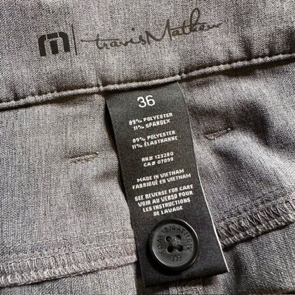 Travis Mathew OPEN TO CLOSE PANT in Size 36W x 32IS Color Heather Dark Gray - Picture 9 of 12